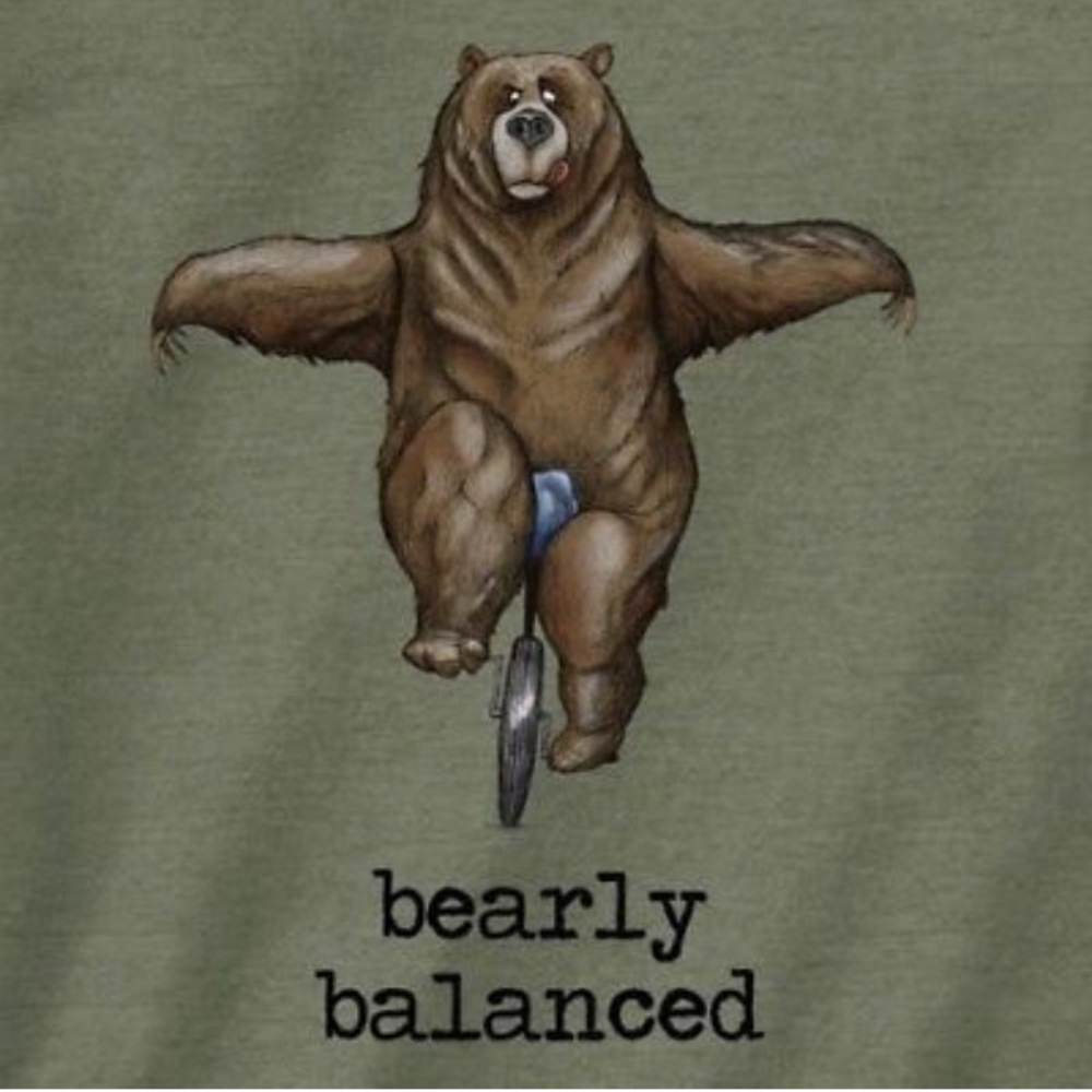 Bearly Balanced (Unisex cut) T-shirt